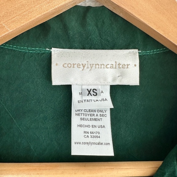 Corey Lynn Calter Emerald Jumpsuit with Tie Waist - Picture 6 of 7